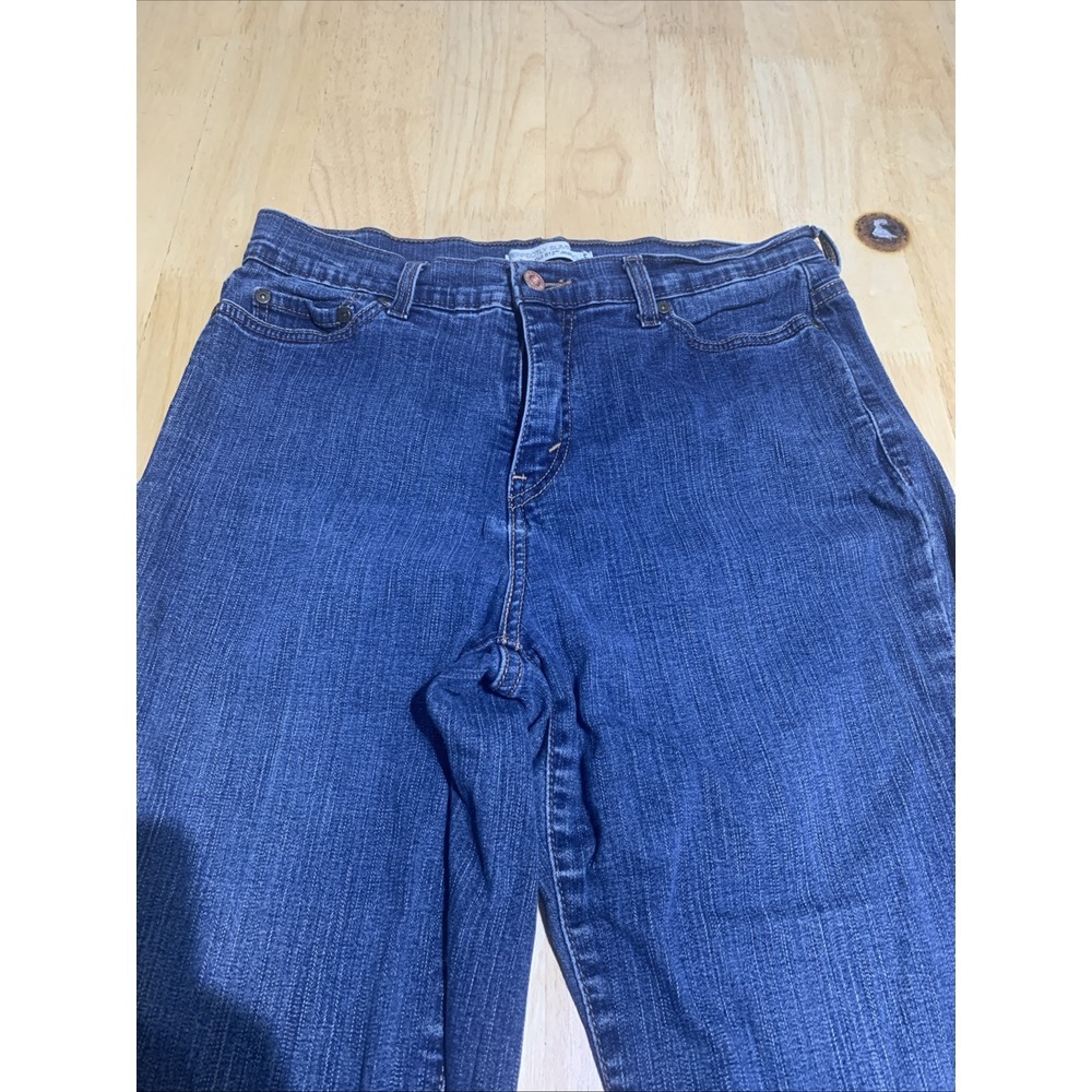 Levi's Perfectly Slimming Boot Cut 512 Jeans Women's 12M Blue Mid Rise - Picture 3 of 12
